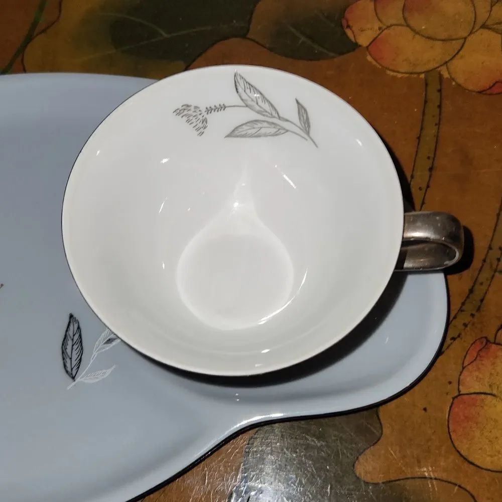Sapphire by Deville Snack Plate and Footed Cup